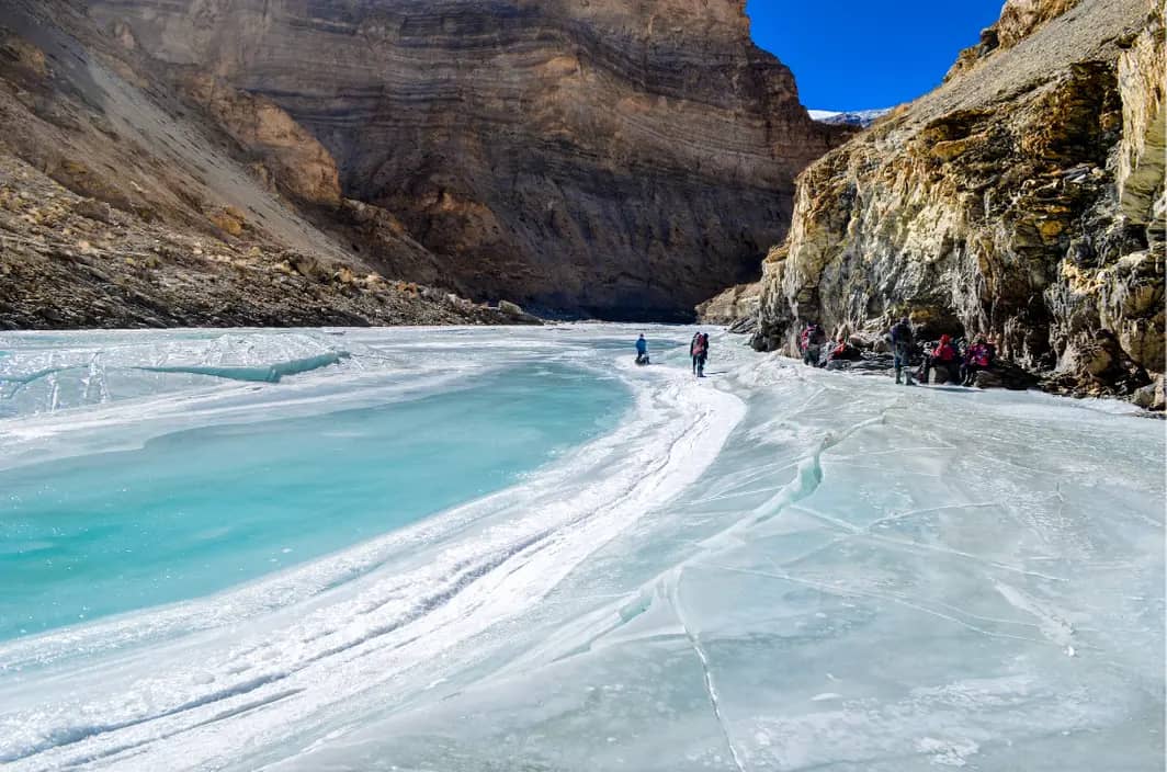 Ladakh Halts Iconic Chadar Trek as Zanskar River Begins to Thaw - Safety Concerns Rise