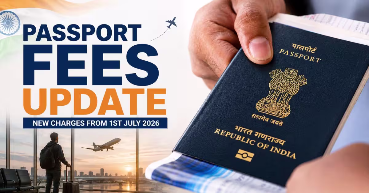 India Hikes Passport Fees After 14 Years: New Rates 2026