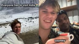 Australian travel vlogger capturing India’s diverse landscapes and vibrant cultural experiences