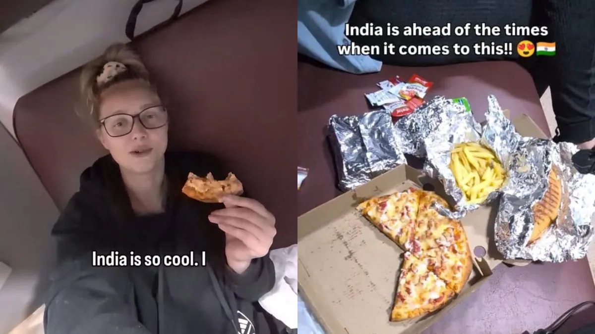 Food Delivery On an Indian Train Goes Viral As Aussie Calls It “The Coolest Thing Ever”