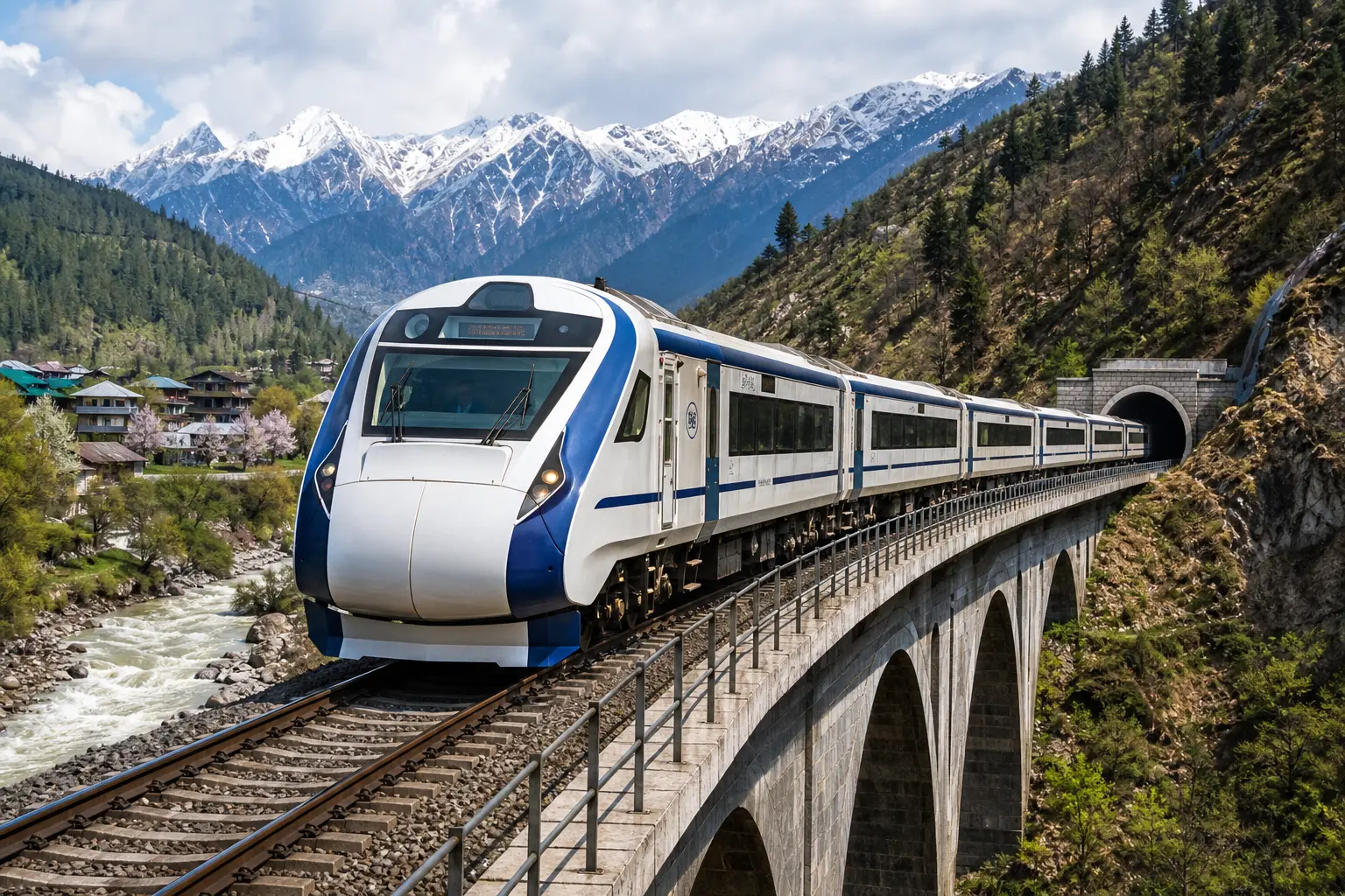 Jammu Srinagar Vande Bharat Train Route Timing Updates