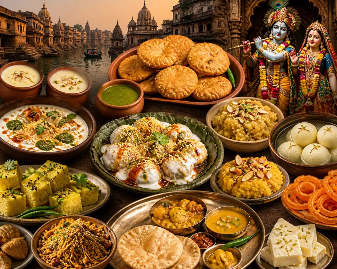 what to eat in mathura vrindavan,