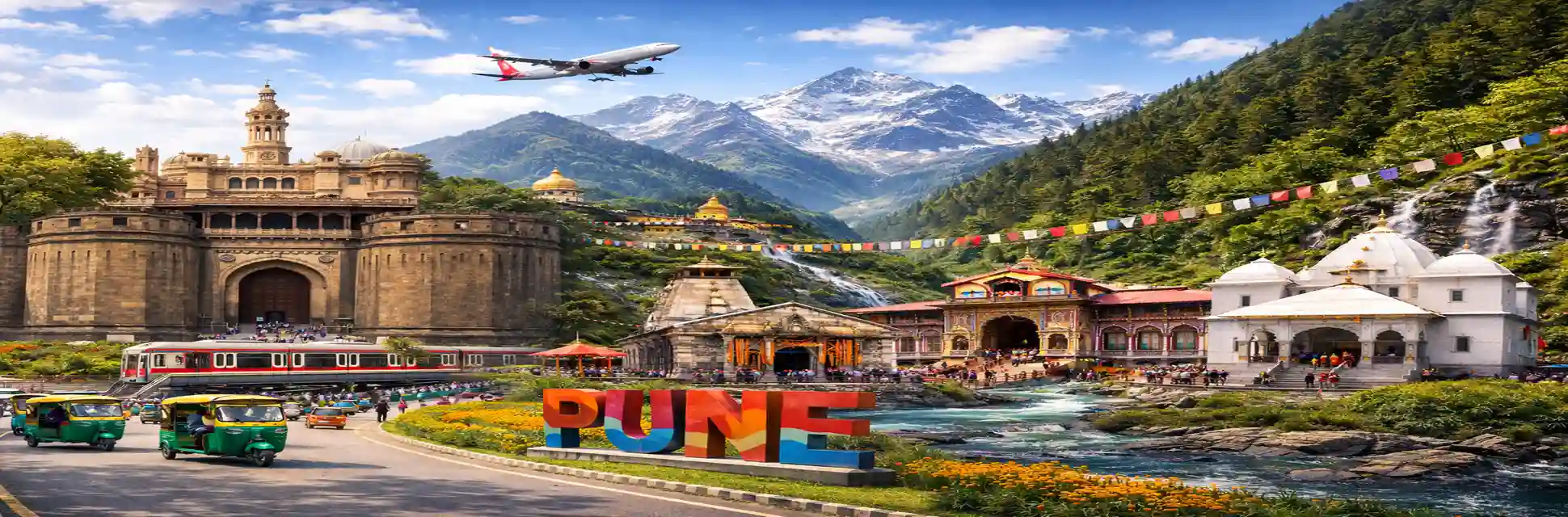 Chardham Yatra from Pune 2026 | Complete Tour Package with Flights & Hotels