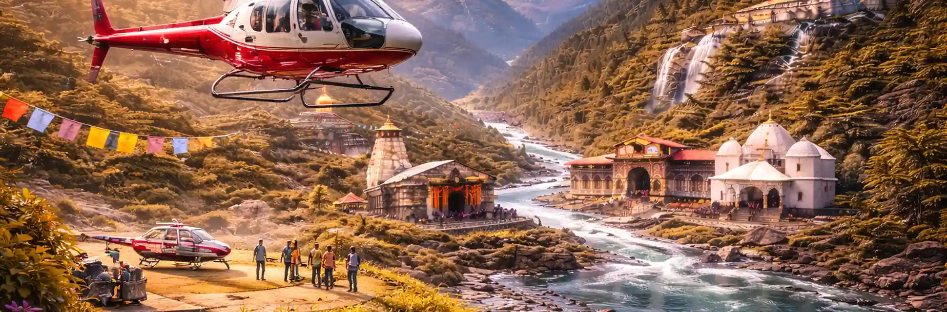Chardham Helicopter Booking – Premium 6-Day Divine Journey from Delhi