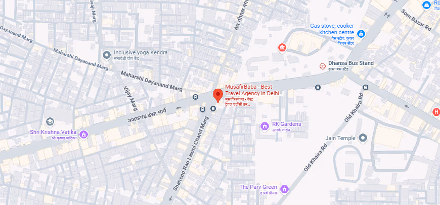 Musafir Baba Map