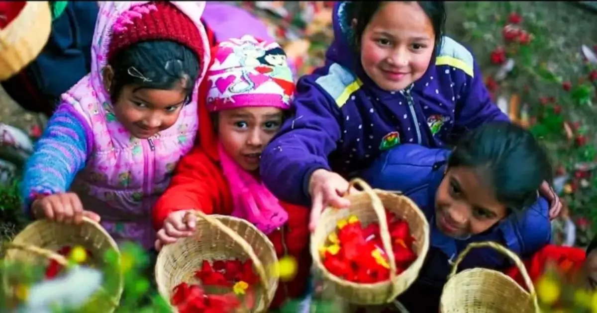 Uttarakhand’s Phool Dei Festival Blossoms Online
