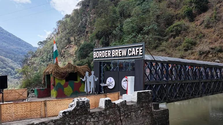 Indian Army Opens Riverside Café in Arunachal