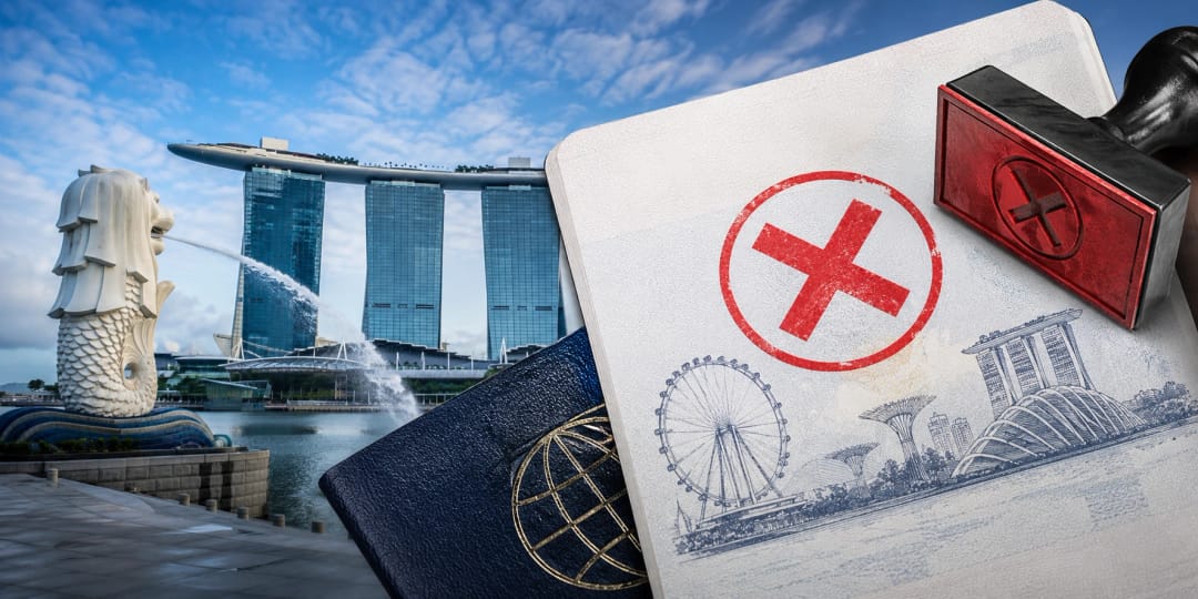 singapore tourist visa rejection