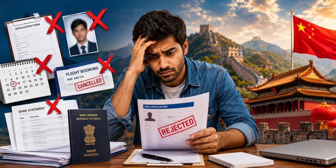 5 common mistake of china visa rejection