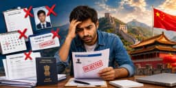 5 common mistake of china visa rejection